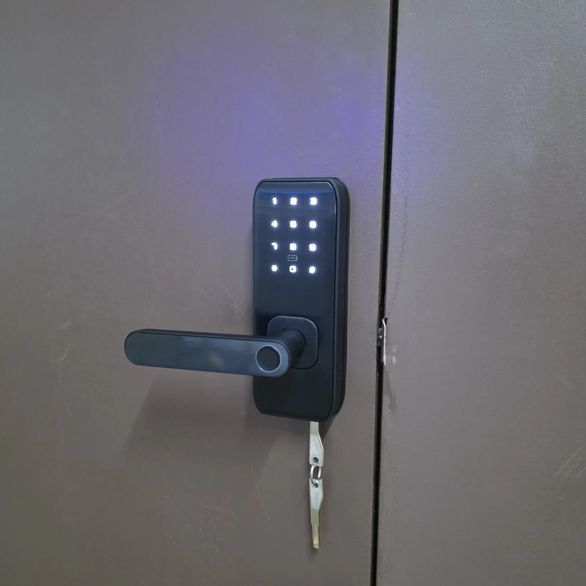 Infinite H3 digital lock installed on an office door in MacPherson